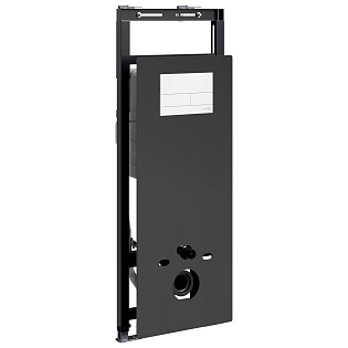 Инсталляция для унитаза с кнопкой смыва белой Wasserkraft Salm 27TLT.010.ME.BL.WM04