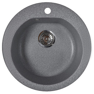 Мойка кухонная круглая 50,5 см гравий Reflexion Core RX1350GR
