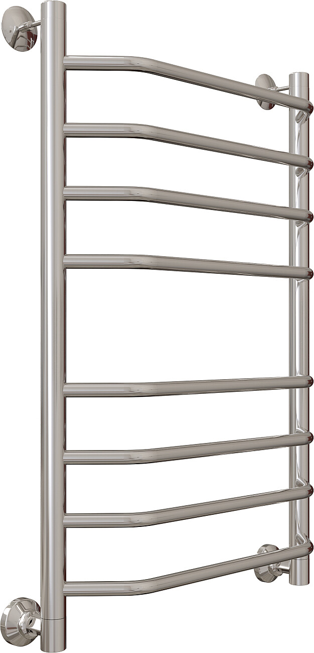 Полотенцесушитель водяной 80х50 см хром Ewrika "Сафо БР2" - изображение 10