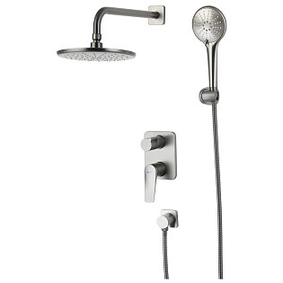 Душевой комплект встраиваемый хром Lemark Bronx LM3729GM