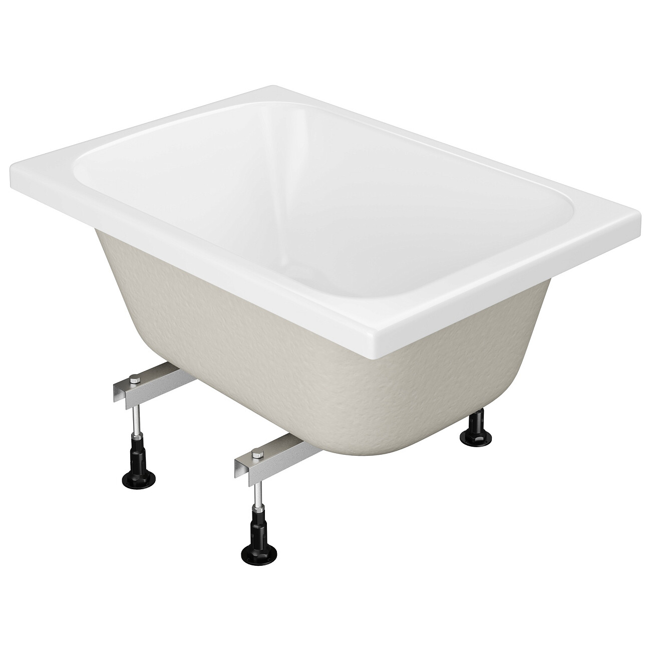 Ванна акриловая 100x70 см белая Diwo "Брянск" VN-733200 - изображение 5