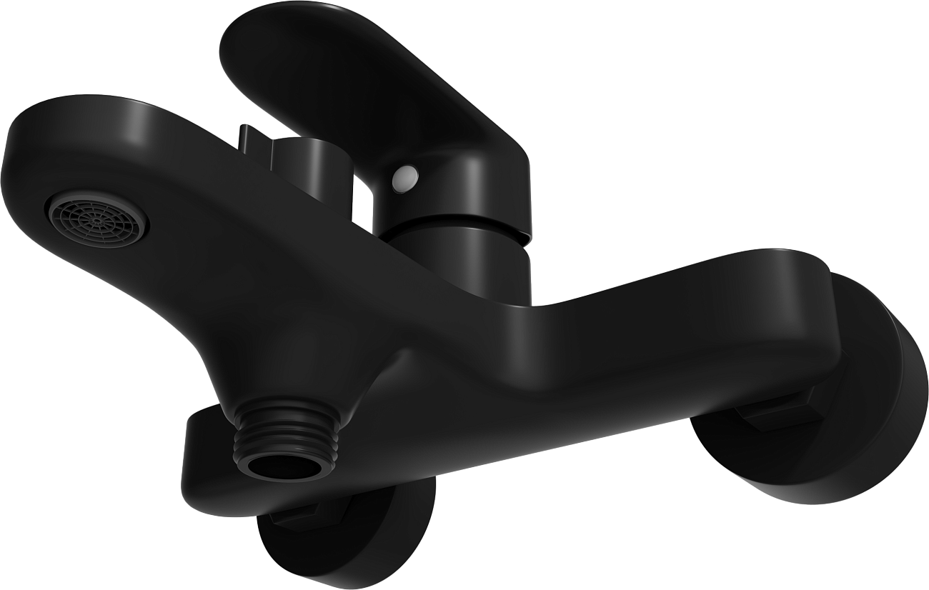 Смеситель для ванны черный Stworki "Ноттвиль" NO-04b - изображение 8