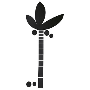 Декоративная наклейка черная в виде пальмы Uriana от La Forma