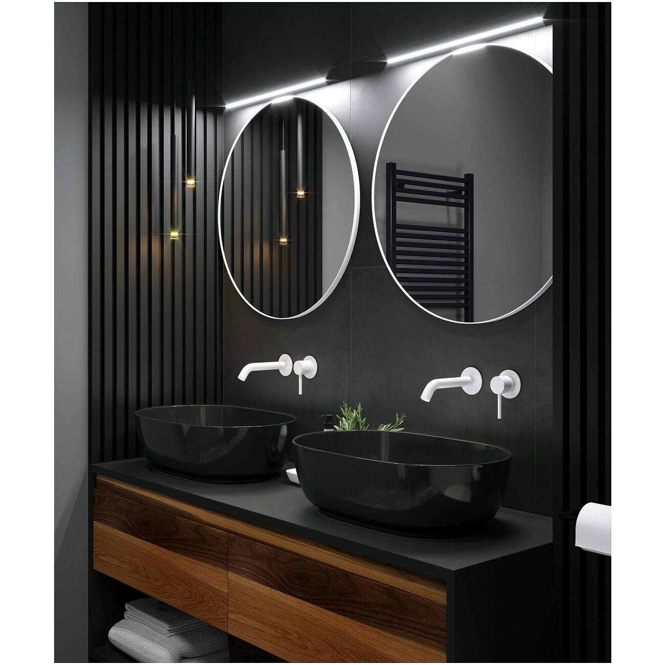 Смеситель для раковины встраиваемый однорычажный белый Timo Saona 2372-16SM - изображение 3