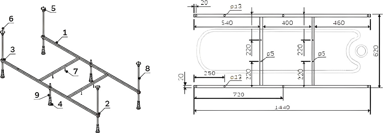 Ванна акриловая 70х160 см с каркасом белая Stworki "Карлстад" HWKAA-160-070W-A, HWKAA-160-070W-R - изображение 3