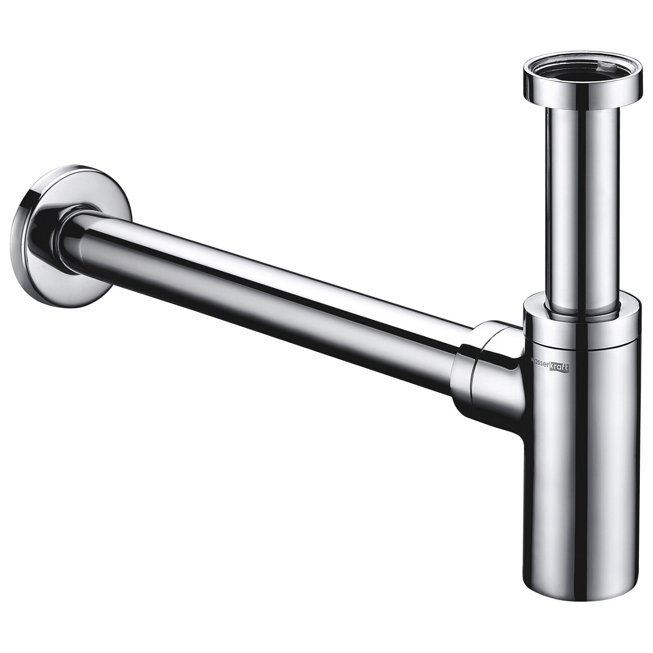 Сифон для раковины латунный хром Wasserkraft A070 - изображение 2