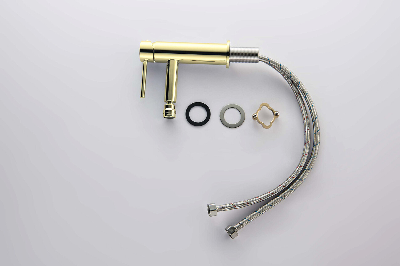 Смеситель для биде золотой Aquatek "Европа" AQ1318BG - изображение 2