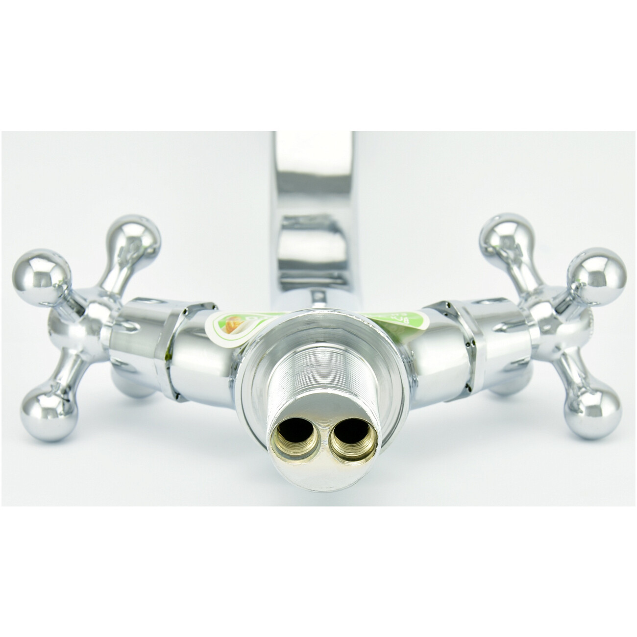 Смеситель для кухни двухвентильный хром Juguni Aquarius 0402.444 - изображение 5