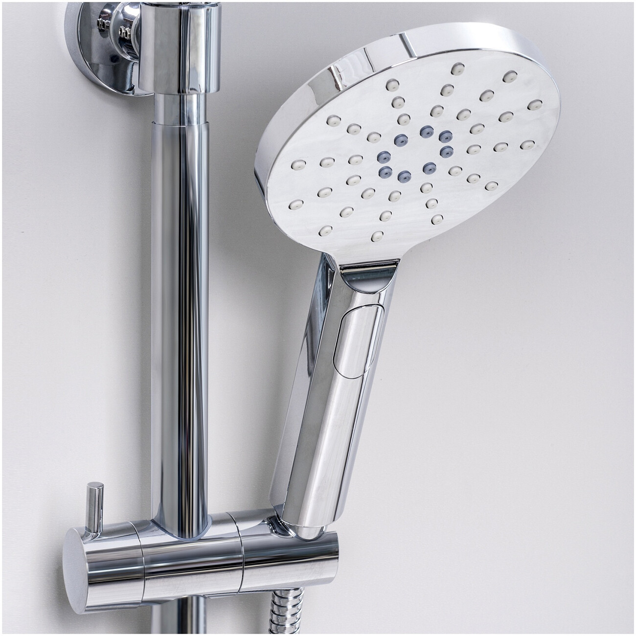 Душевой комплект с верхним душем и лейкой хром Wasserkraft A18801 Thermo - изображение 7