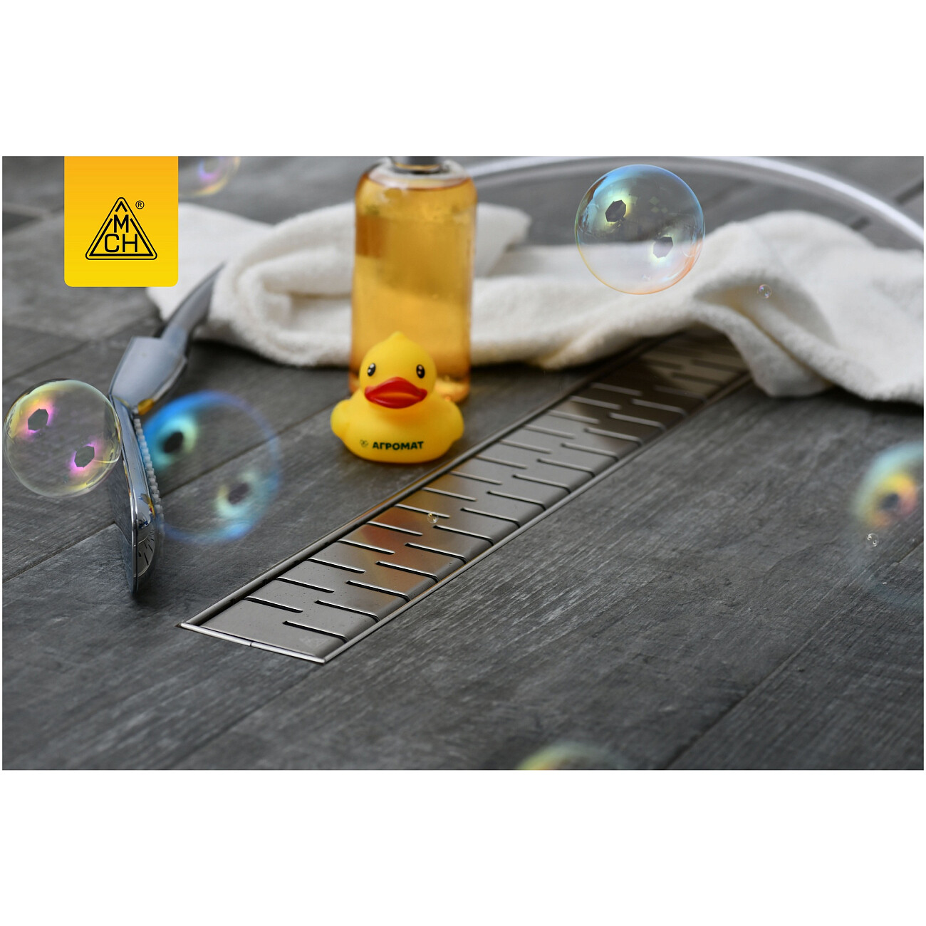 Душевой лоток с решеткой 35 см хром Creto Snake CRE-350 SN - изображение 18