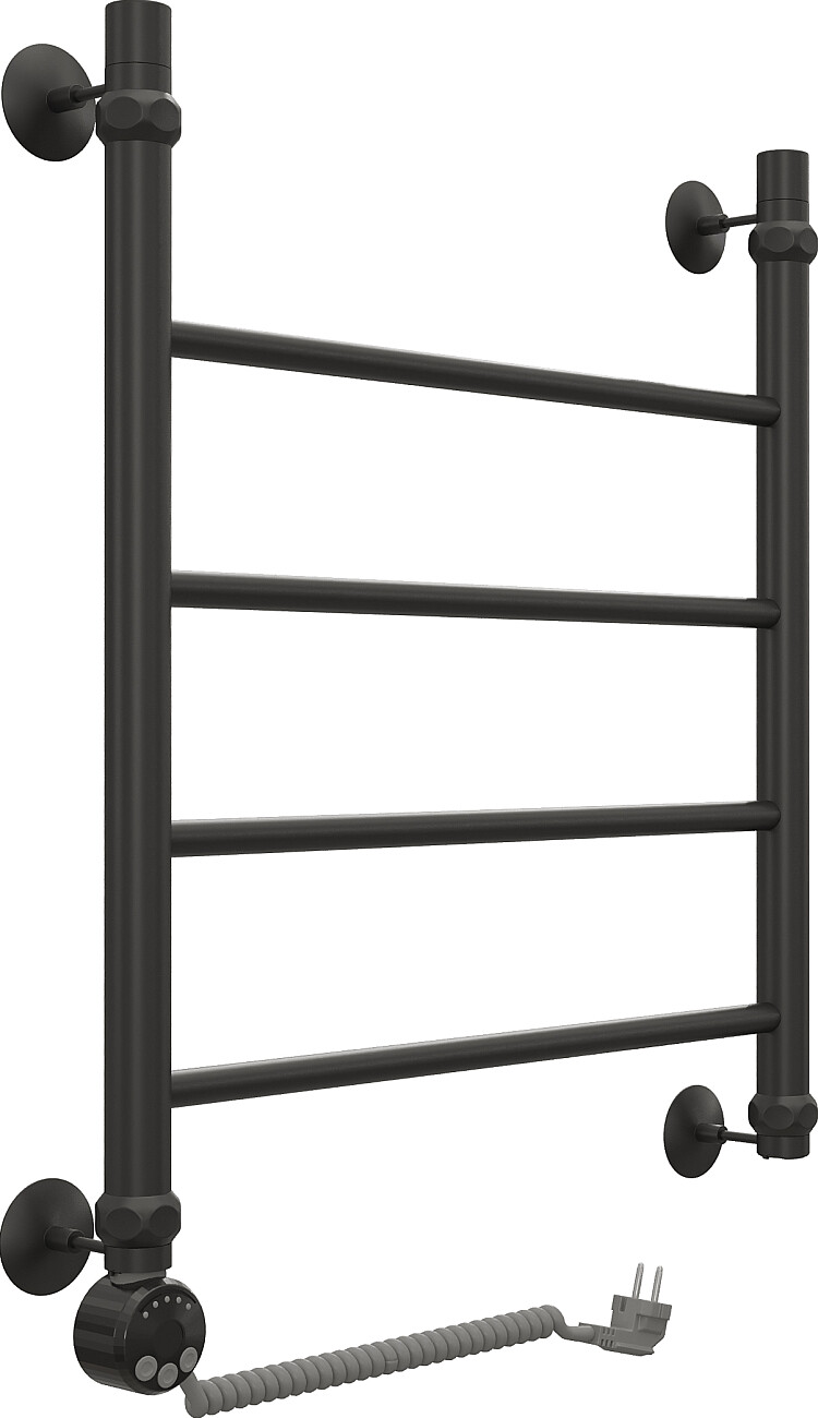Полотенцесушитель электрический 60х50 см черный матовый Ewrika "Сафо" P L 4627201607874 - изображение 5