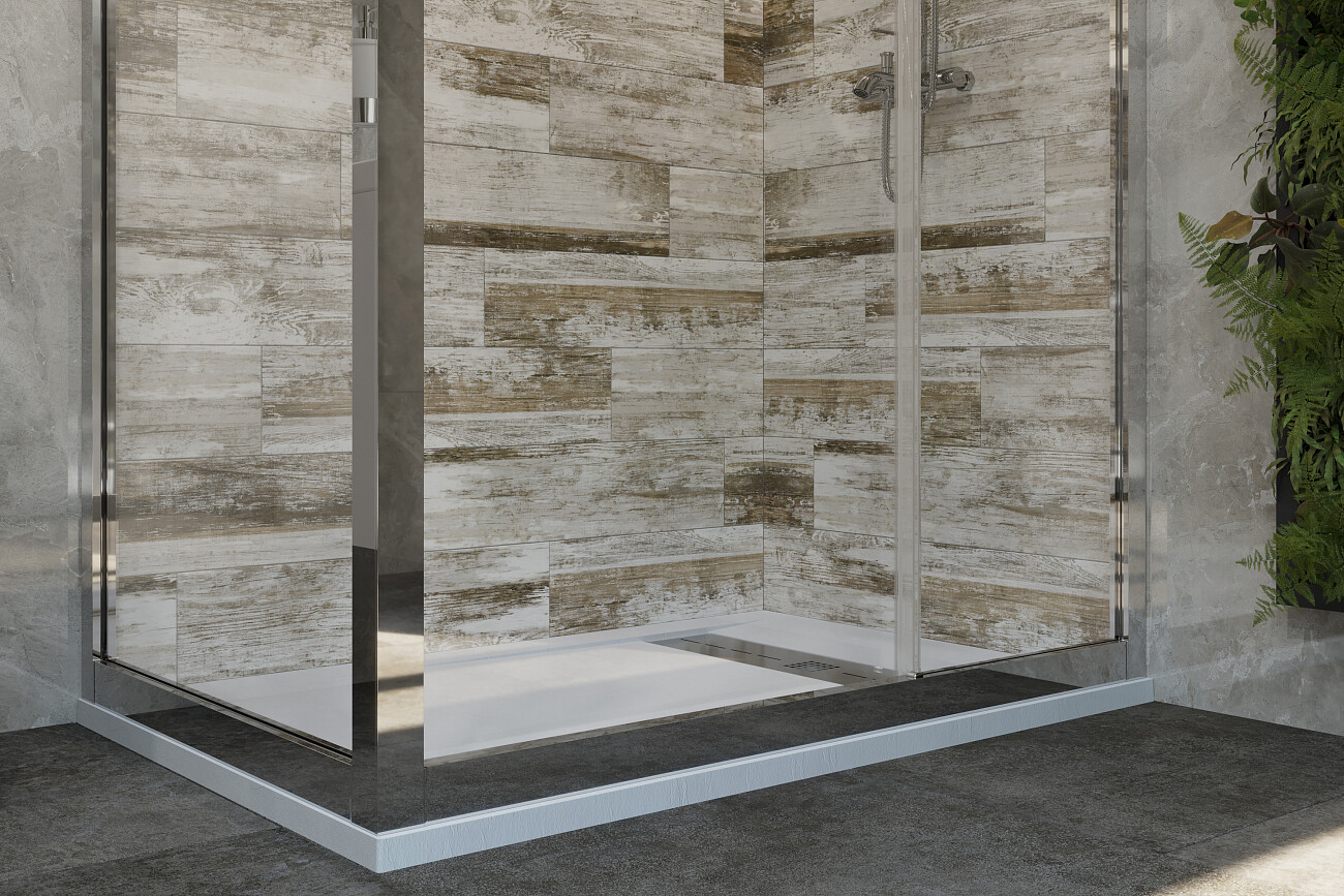 Душевой уголок 120х80 см хром глянец, прозрачное стекло Stworki "Эстерсунд" - изображение 8