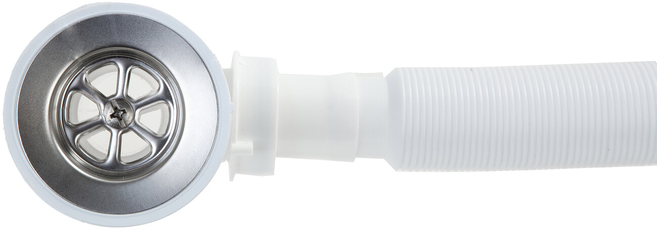 Сифон для раковины пластиковый белый Ewrika 0301003024 - изображение 4