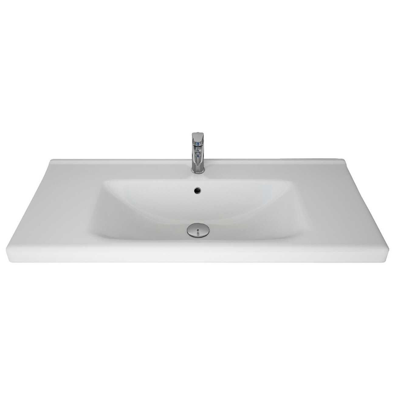 Умывальник мебельный белый Dreja "Гармония 100" 641259 - изображение 2