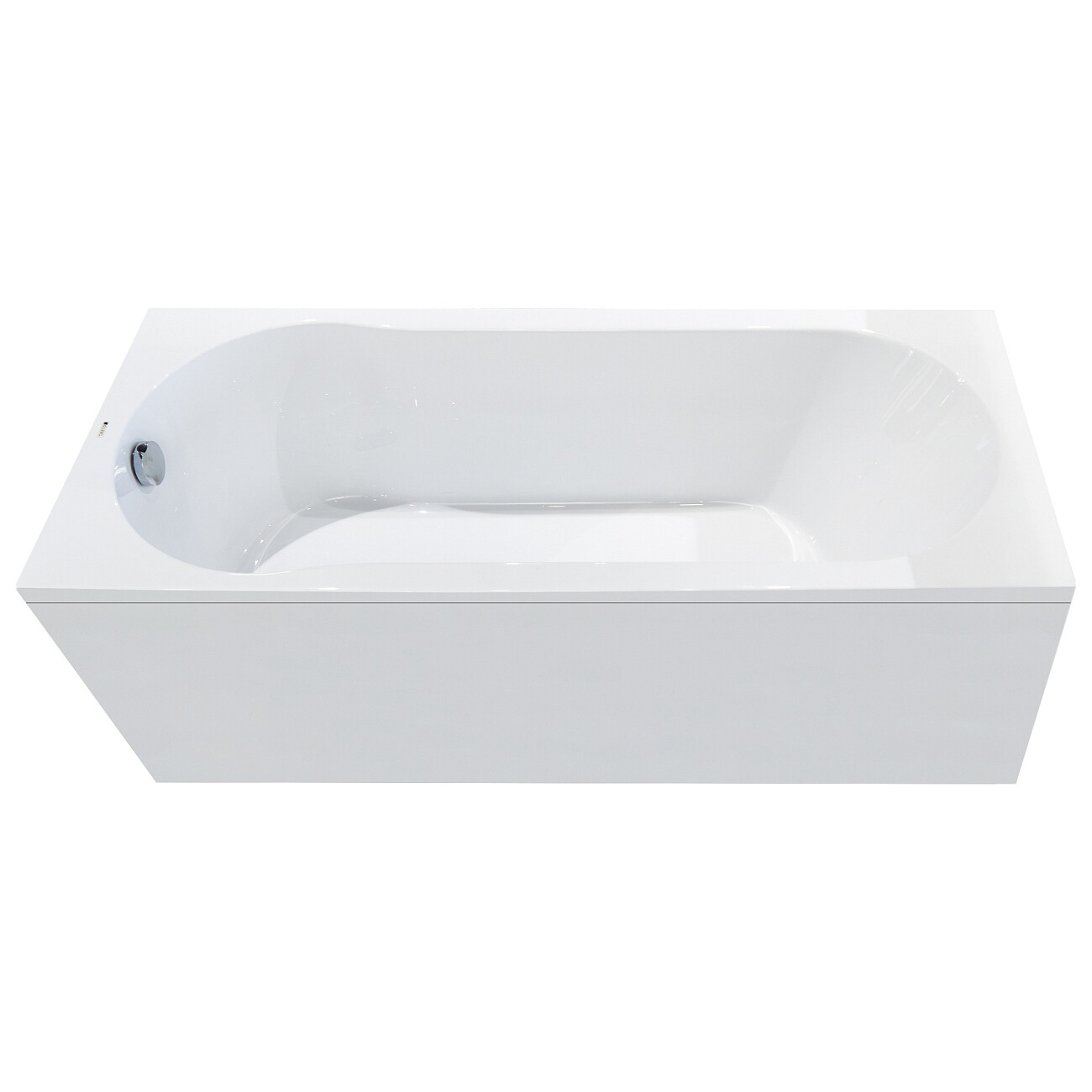 Ванна акриловая прямоугольная 70х170 см белая Creto Alba 244961 - изображение 3
