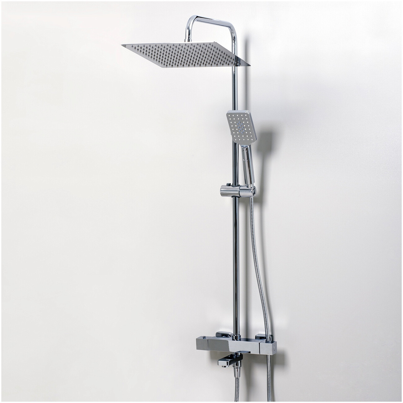 Душевой комплект с верхним душем и лейкой хром Wasserkraft A19901 Thermo - изображение 2