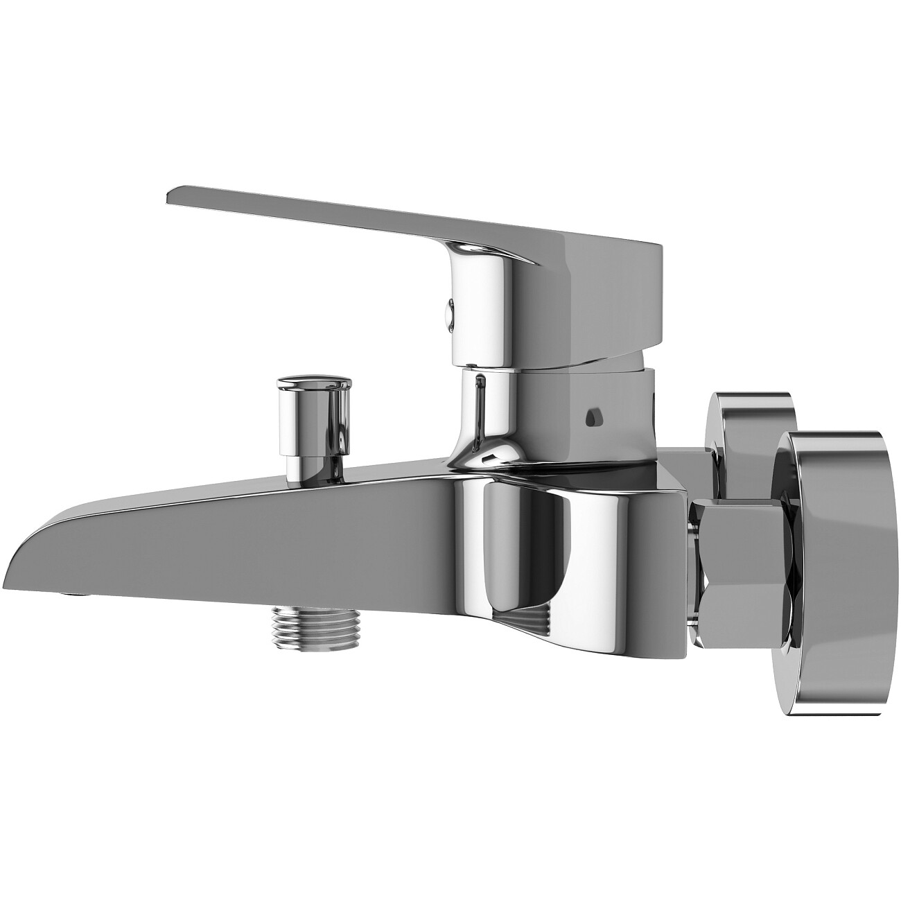 Смеситель для ванны с душем настенный хром Stworki "Эстфолл" S44100CR - изображение 9