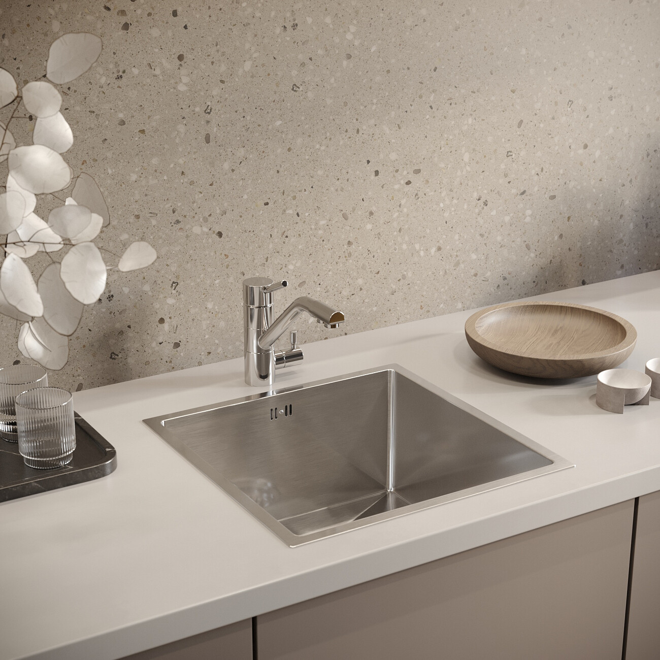 Смеситель для кухни однорычажный хром Domaci "Равенна" DC 3008 - изображение 4