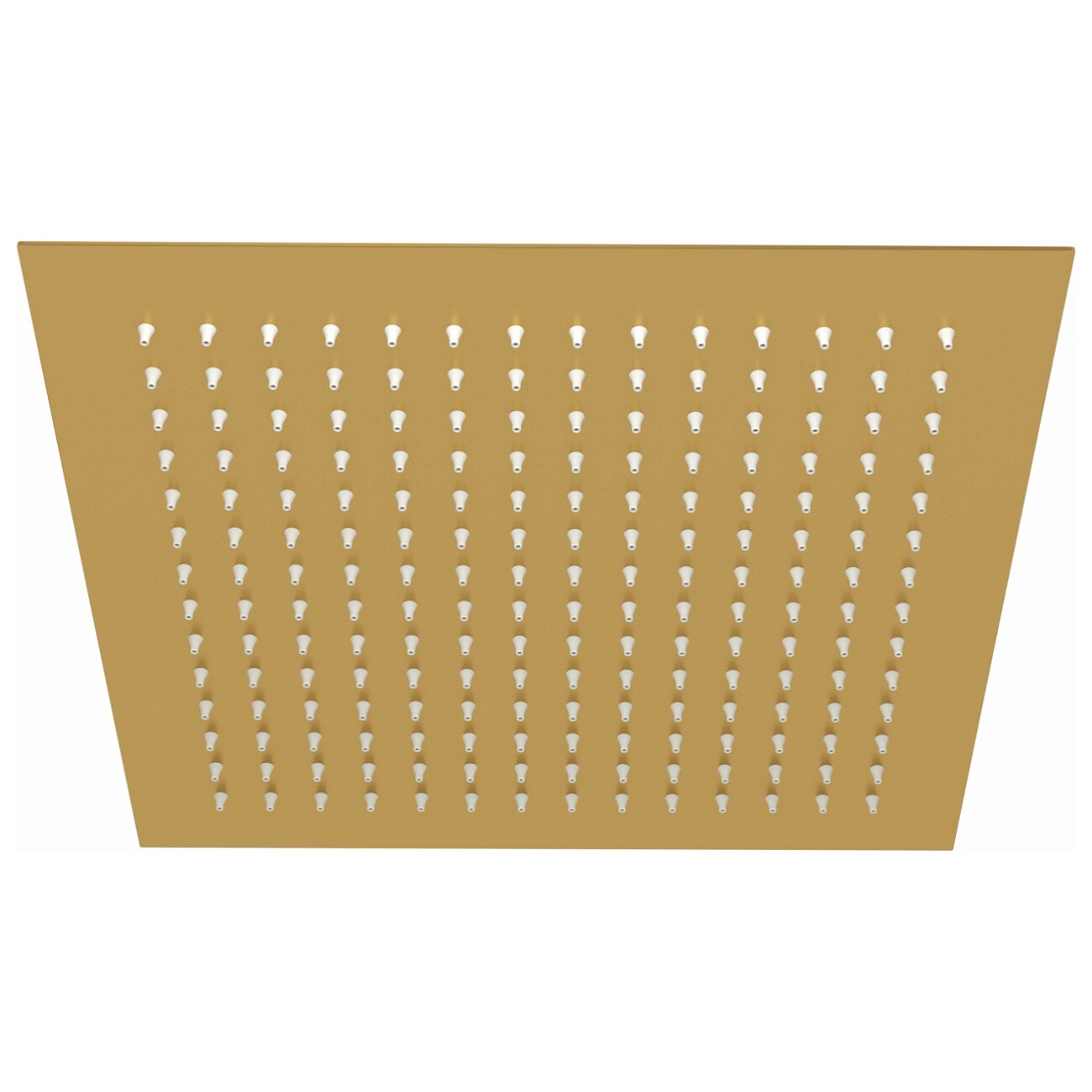 Лейка для тропического душа квадратная 30 см матовое золото Wasserkraft A260 - изображение 2