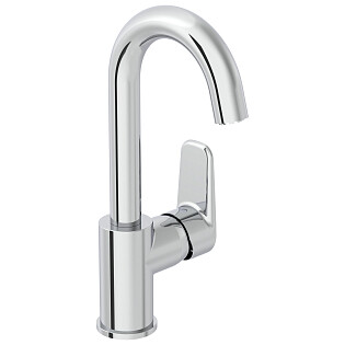 Смеситель для раковины однорычажный хром Vitra Flow Soft A43160EXP
