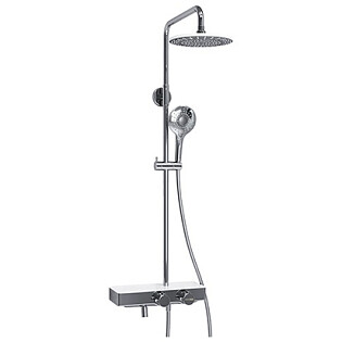Душевой комплект с верхним душем и лейкой хром Wasserkraft A113.067.101.CH Thermo