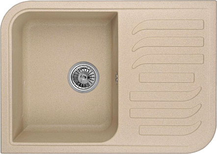 Мойка кухонная 34х42 см сардоникс Domaci &quot;Солерно&quot; EMQ-1695.Q