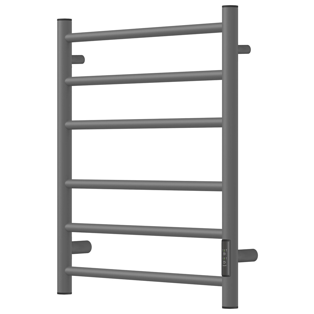 Полотенцесушитель электрический с диммером справа 50х60 см графит Point "Аврора" PN10856GR П6 - изображение 3