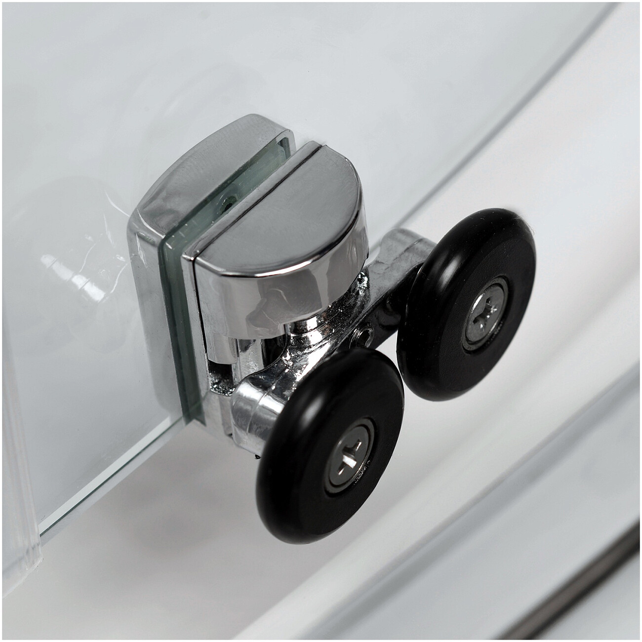 Душевой уголок ассиметричный 120х90 см хром Wasserkraft Lippe 45S24 - изображение 7