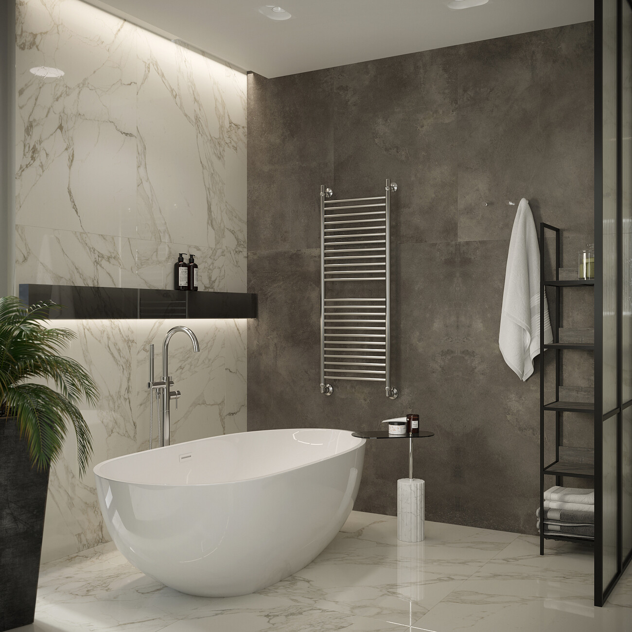 Смеситель для ванны напольный однорычажный с душевой лейкой хром Stworki "Эстерсунд" ES-06cr - изображение 8