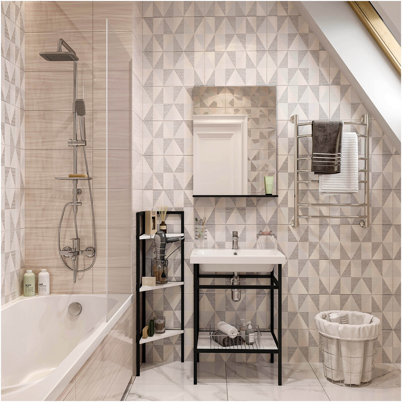 Акриловая ванна с каркасом 170x70 см белая Diwo "Ярославль" 333193, 333201 - изображение 6