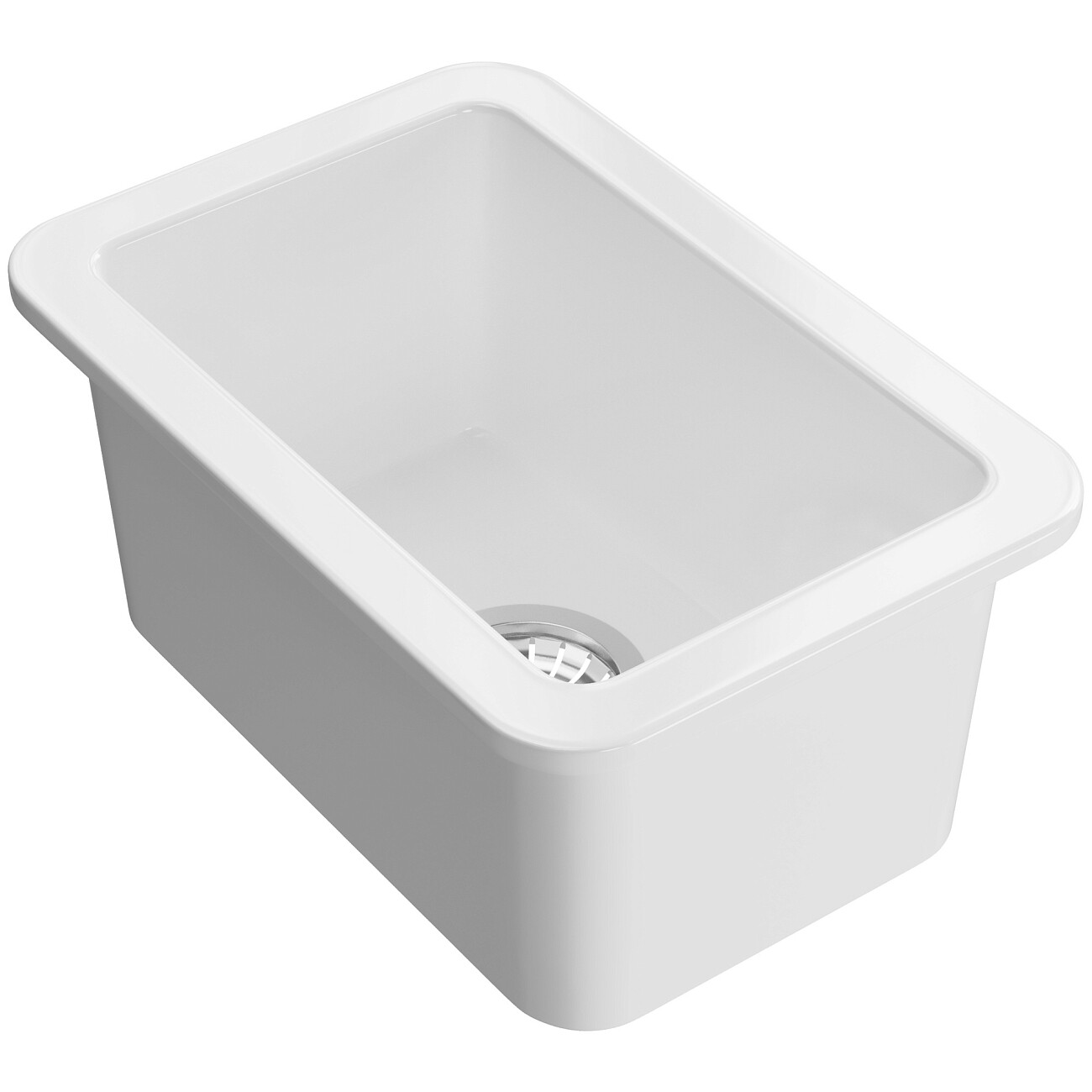 Мойка кухонная дополнительная белый глянец Domaci "Сиена" 50325-101 - изображение 8