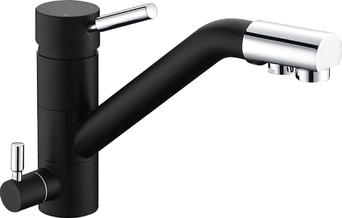 Смеситель для кухни однорычажный с изливом для фильтрованной воды морион Domaci &quot;Солерно&quot; DC-3008