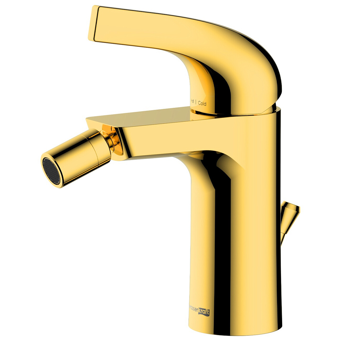 Смеситель для биде из латуни золото Wasserkraftй 7106 - изображение 2