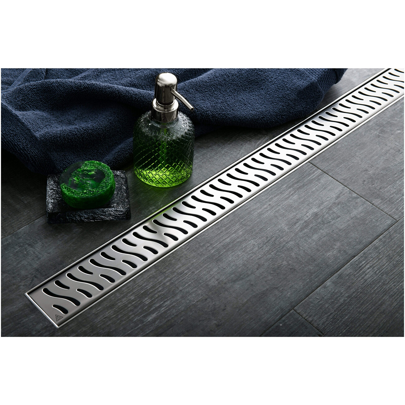 Душевой лоток с решеткой 65 см хром Creto Zigzag CRE-650 ZH - изображение 12