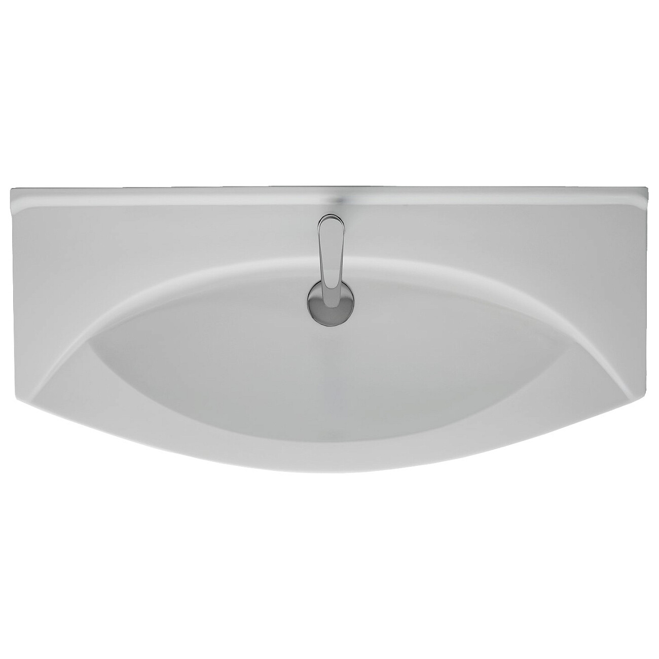 Раковина мебельная полукруглая 105 см белая Dreja "Лагуна" 191683 - изображение 3