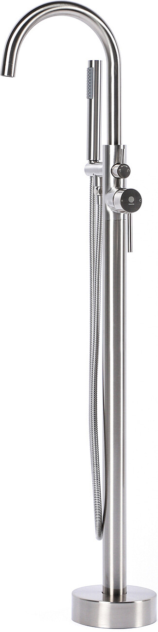 Душевой комплект напольный со смесителем для ванны с душем сталь Stworki "Эстерсунд" ES-06ni - изображение 6