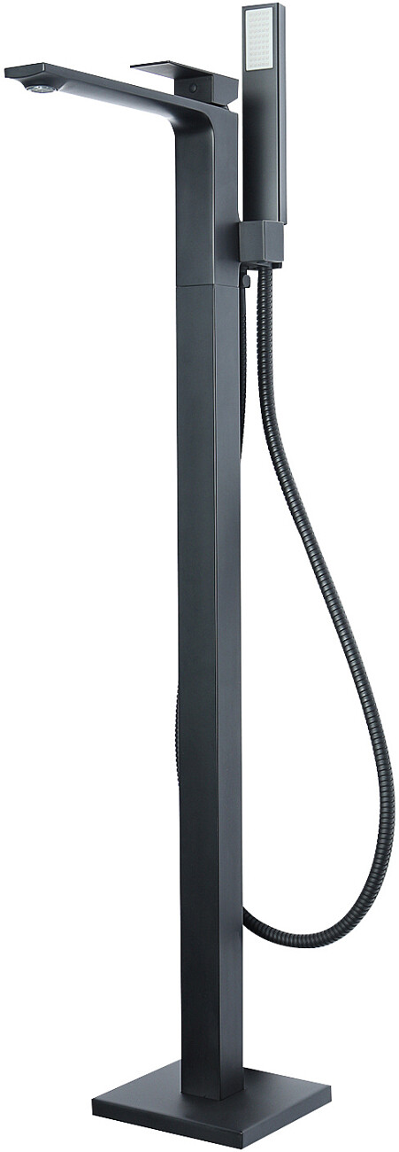 Напольный смеситель для ванны черный Stworki "Карлстад" KAS-05b - изображение 6