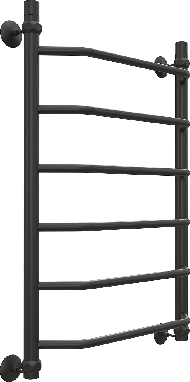 Полотенцесушитель водяной 80х50 см черный Ewrika "Сафо" T 4627201609304 - изображение 7