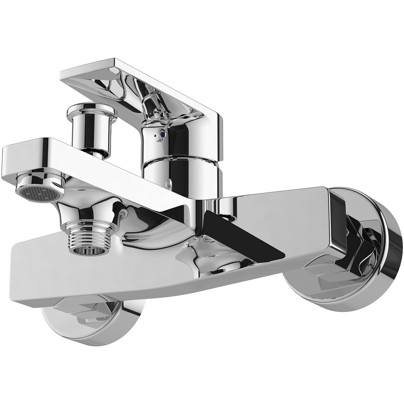 Смеситель для ванны с душем настенный хром Stworki "Берген" S21100CR - изображение 7