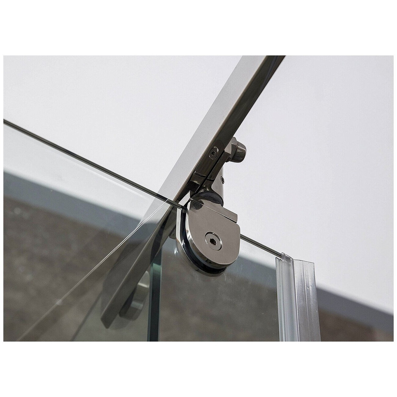 Душевой уголок квадратный 90х90 см хром Alex Baitler AB214-90 - изображение 3