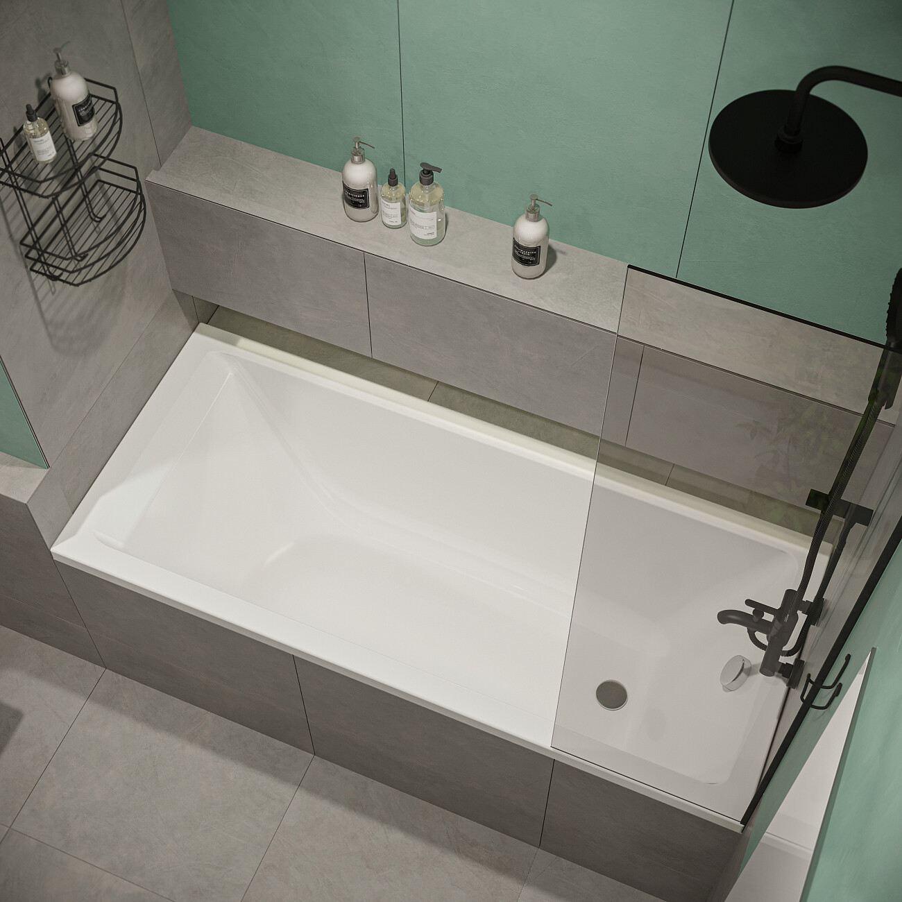 Ванна акриловая 70х160 см с каркасом белая Stworki "Карлстад" HWKAA-160-070W-A, HWKAA-160-070W-R - изображение 6