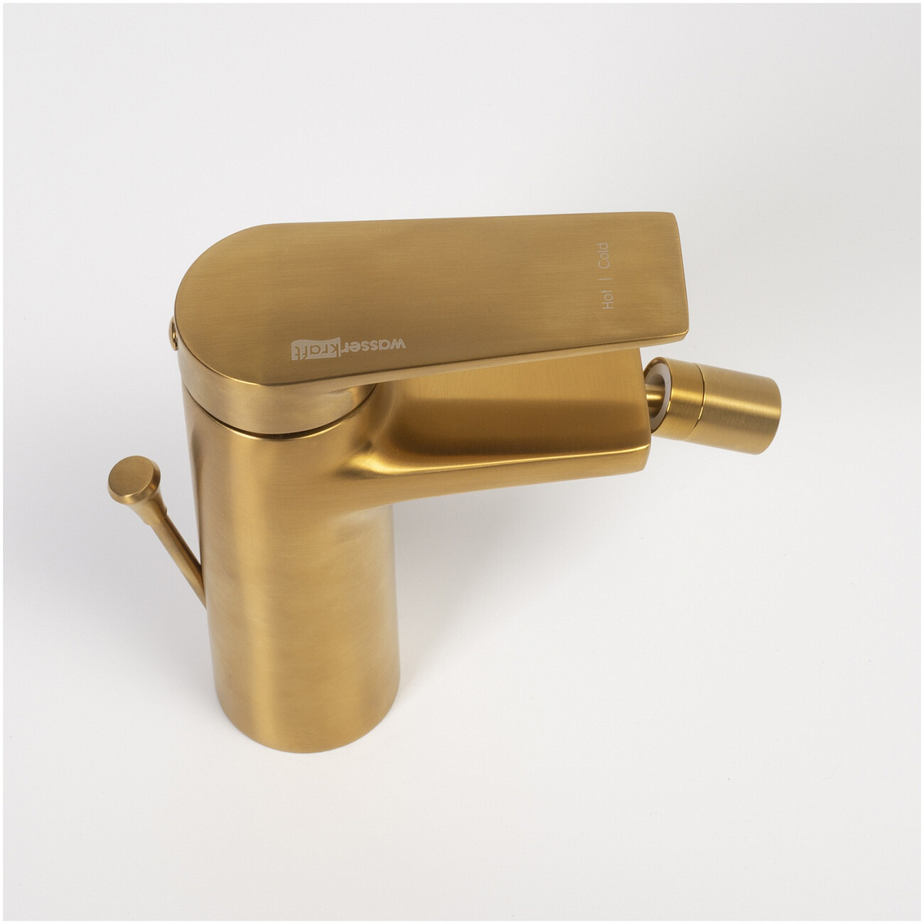 Смеситель для биде из латуни золото Wasserkraftй 5506 - изображение 6