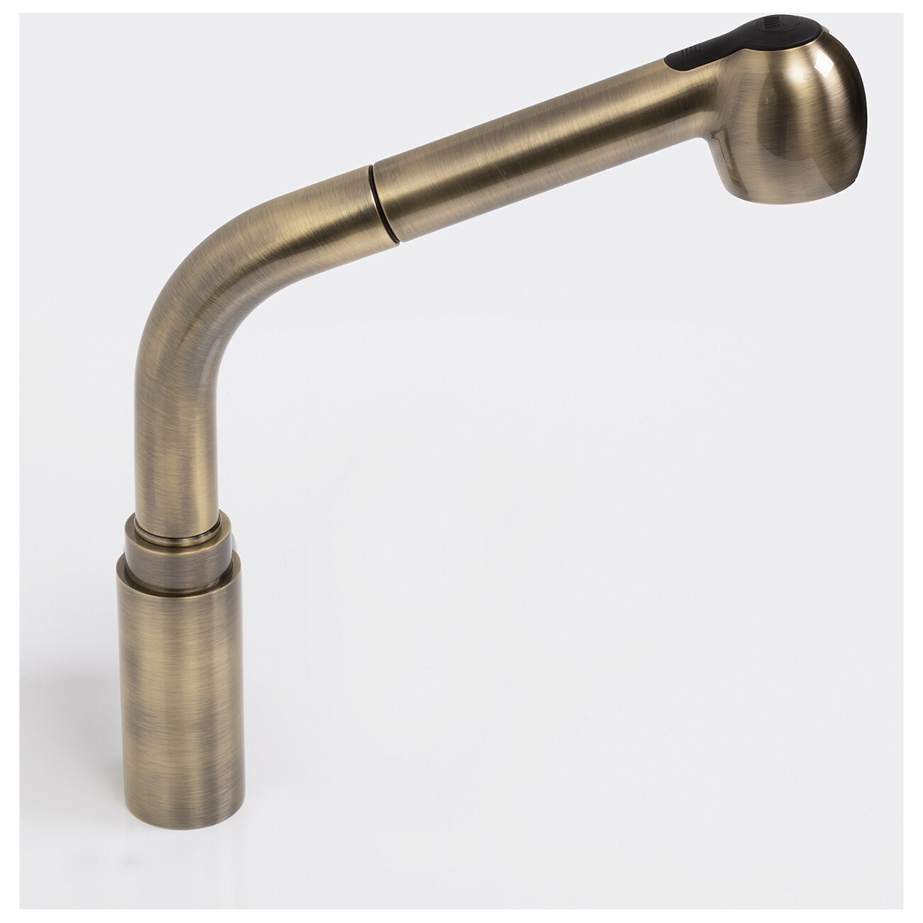 Смеситель для кухни из латуни с выдвижной лейкой светлая бронза Wasserkraft A8237 - изображение 6