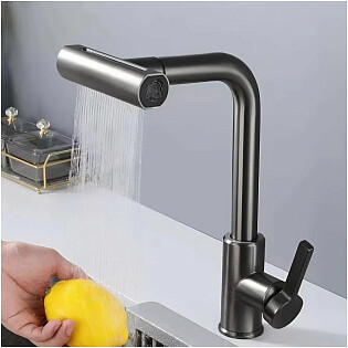 Смеситель из нержавеющей стали для кухни серый Sophia Boch Mann 10433