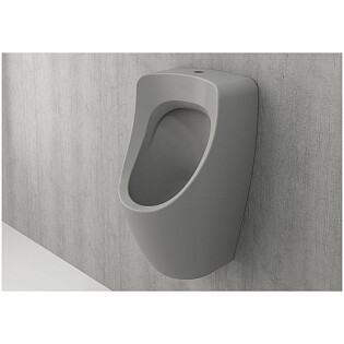 Писсуар фарфоровый подвесной с наружным подводом воды серый Bocchi Taormina Arch 1383-006-0130
