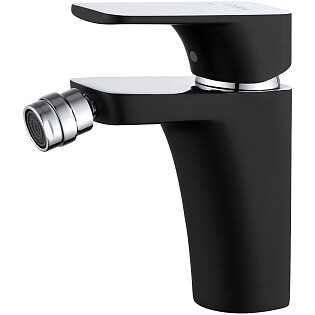Смеситель для биде однорычажный черный D&K Berlin Technische DA1432215