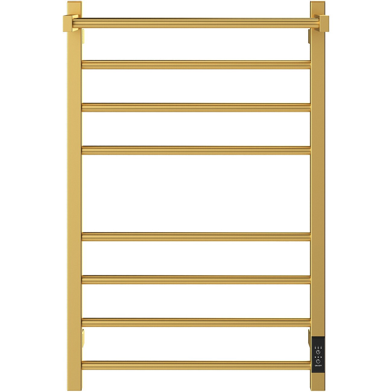 Полотенцесушитель электрический с полкой 80х50 см золотой Ewrika "Пенелопа" L2 4657819950802 - изображение 9