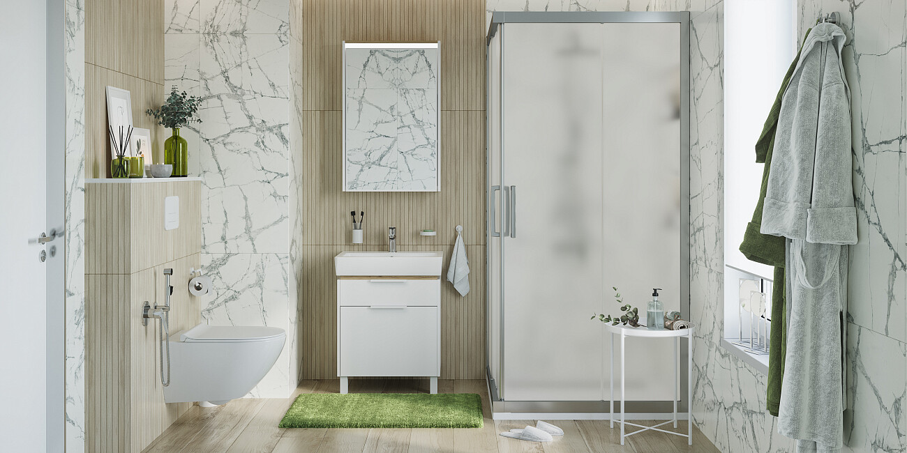 Душевой уголок квадратный 95x95 см хром Stworki "Дублин" 3GW102TTKK000 - изображение 3