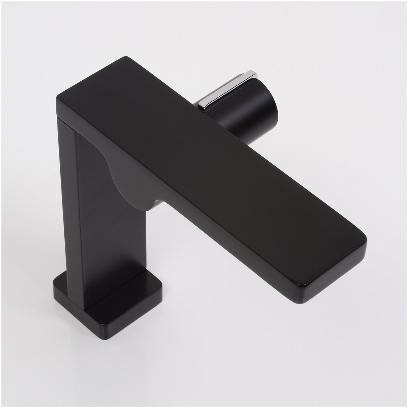 Смеситель для раковины из латуни черный Wasserkraft 7410 - изображение 6