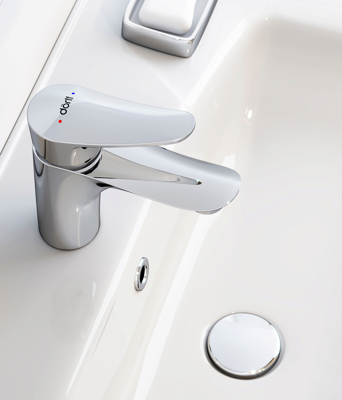 Смеситель для раковины однорычажный хром Stworki "Осло" HF-OS-02-000 - изображение 6